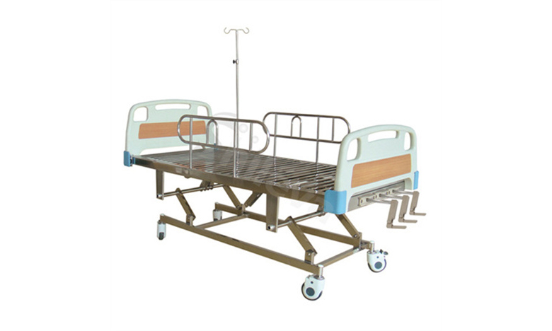 ABS手動(dòng)三搖護(hù)理床SLV-B4031 ABS Hospital Bed with Three Cranks